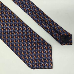 ALTEA MILANO SILK TIE PURPLE BLUE GOLD HEAVY LUXURY FOULARD 3.75" X 60"
